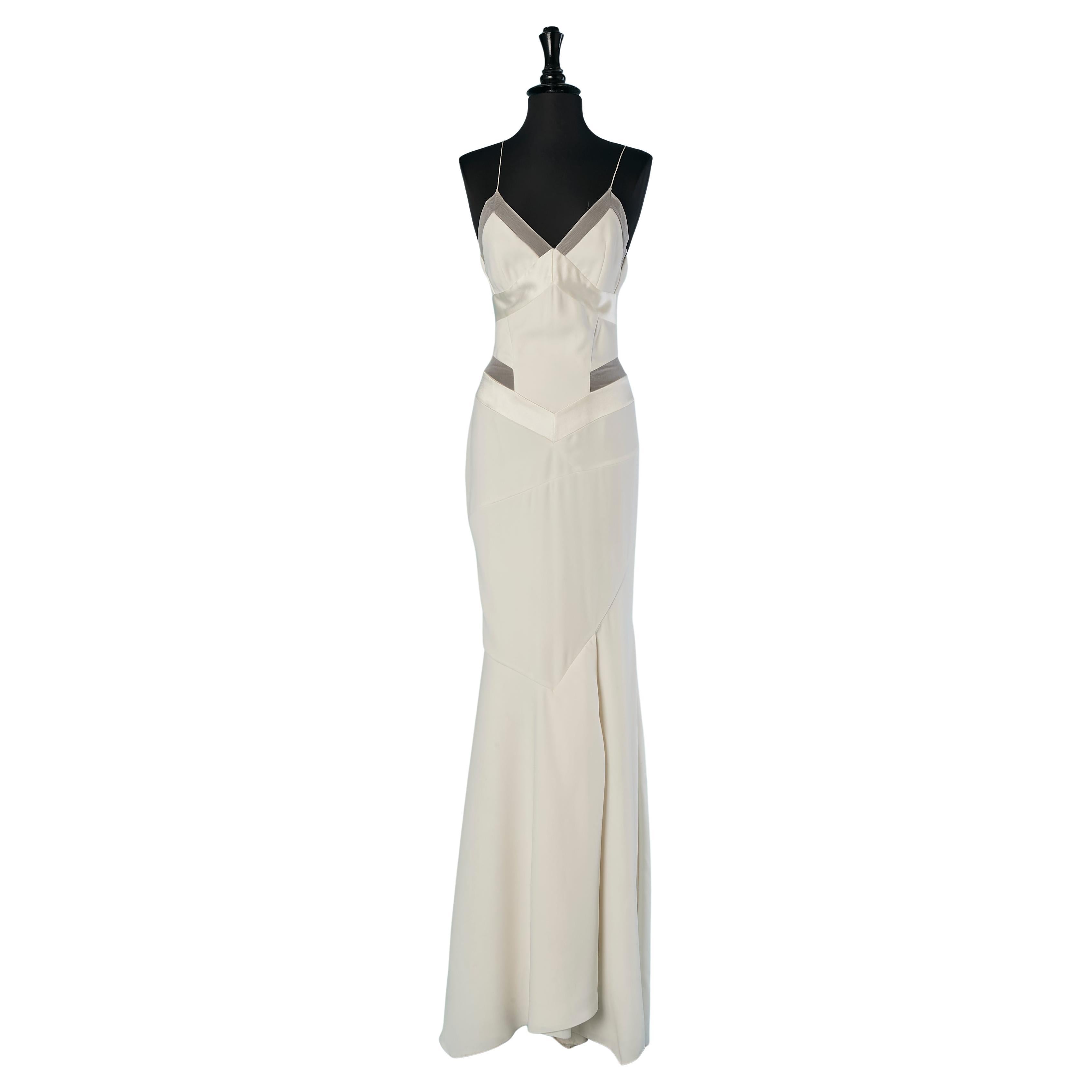 Weißes Abendkleid (oder Hochzeitskleid) ALEXANDRE VAUTHIER im Angebot