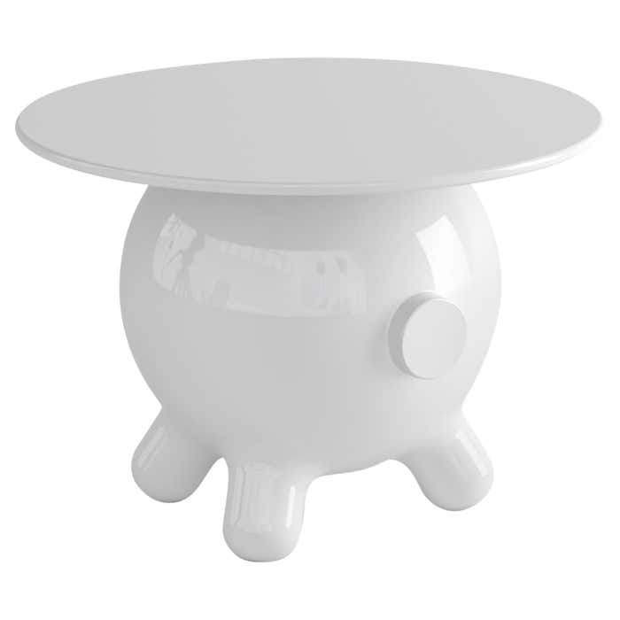 Pogo, Decorative Side Table, Nightstand, in White by Joel Escalona For ...