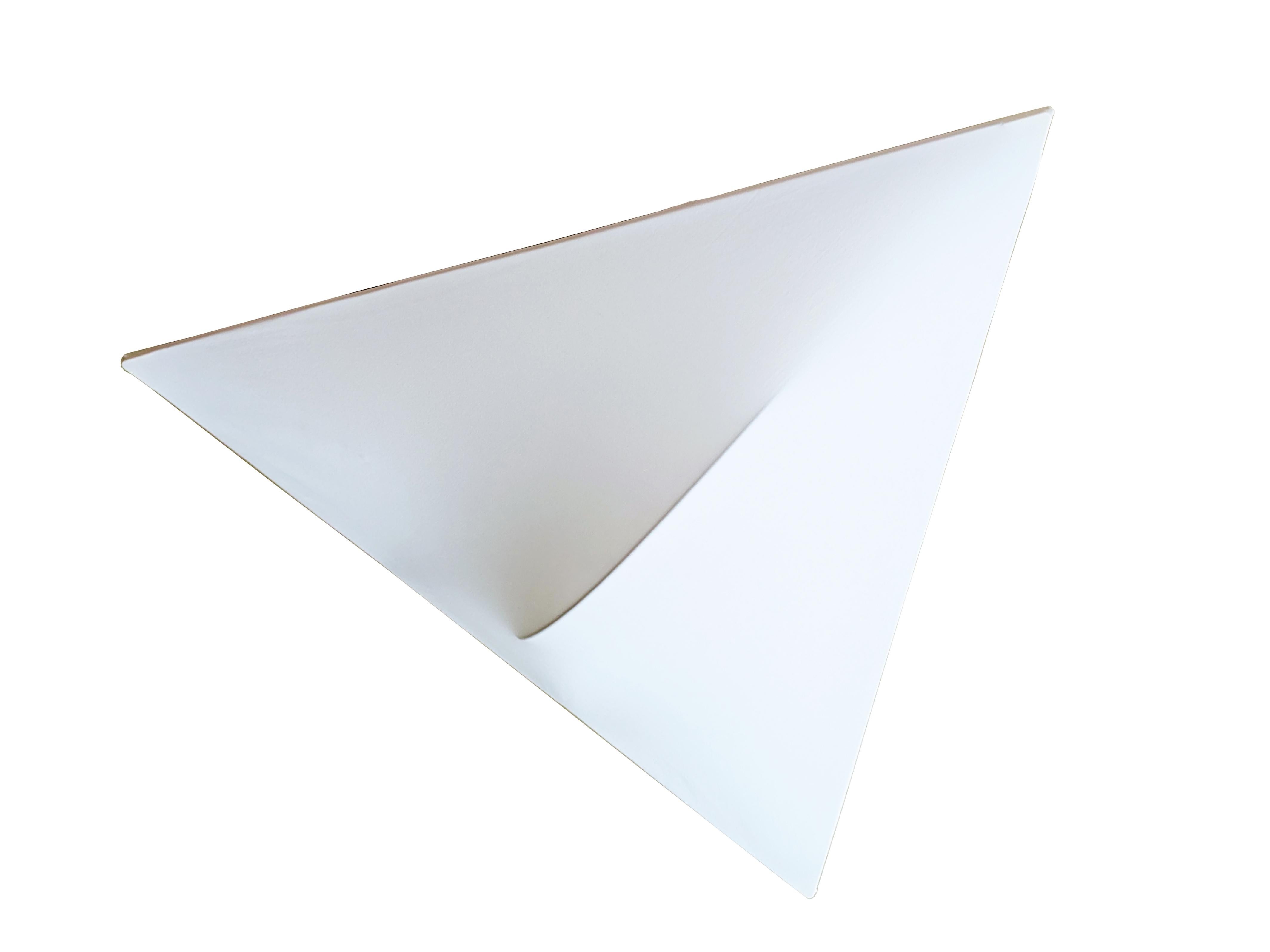 Lampada da parete/soffitto Sanka di Takahama in tessuto bianco, metallo e plastica degli anni '70  Sirrah in vendita 6
