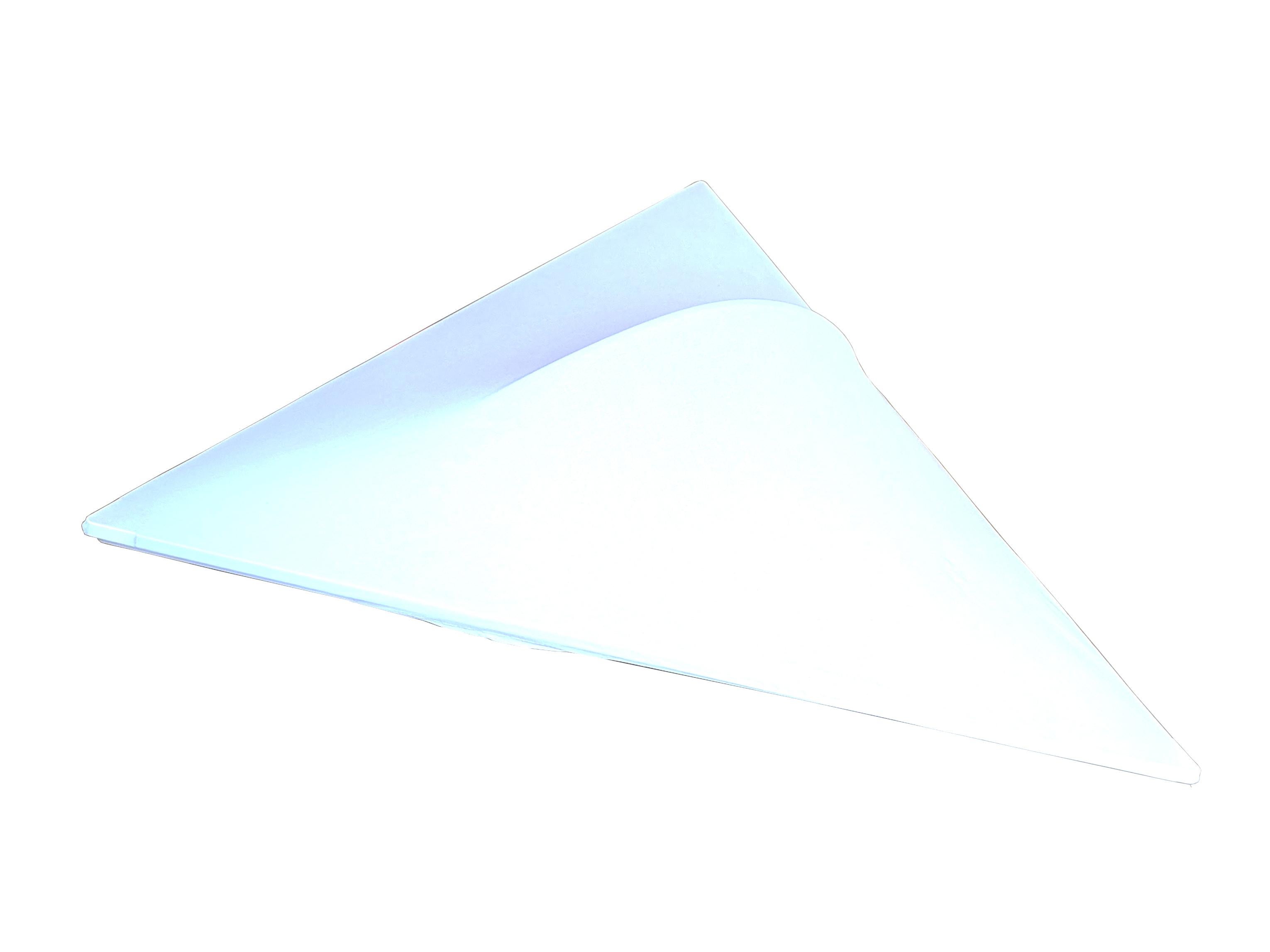 Fine XX secolo Lampada da parete/soffitto Sanka di Takahama in tessuto bianco, metallo e plastica degli anni '70  Sirrah in vendita