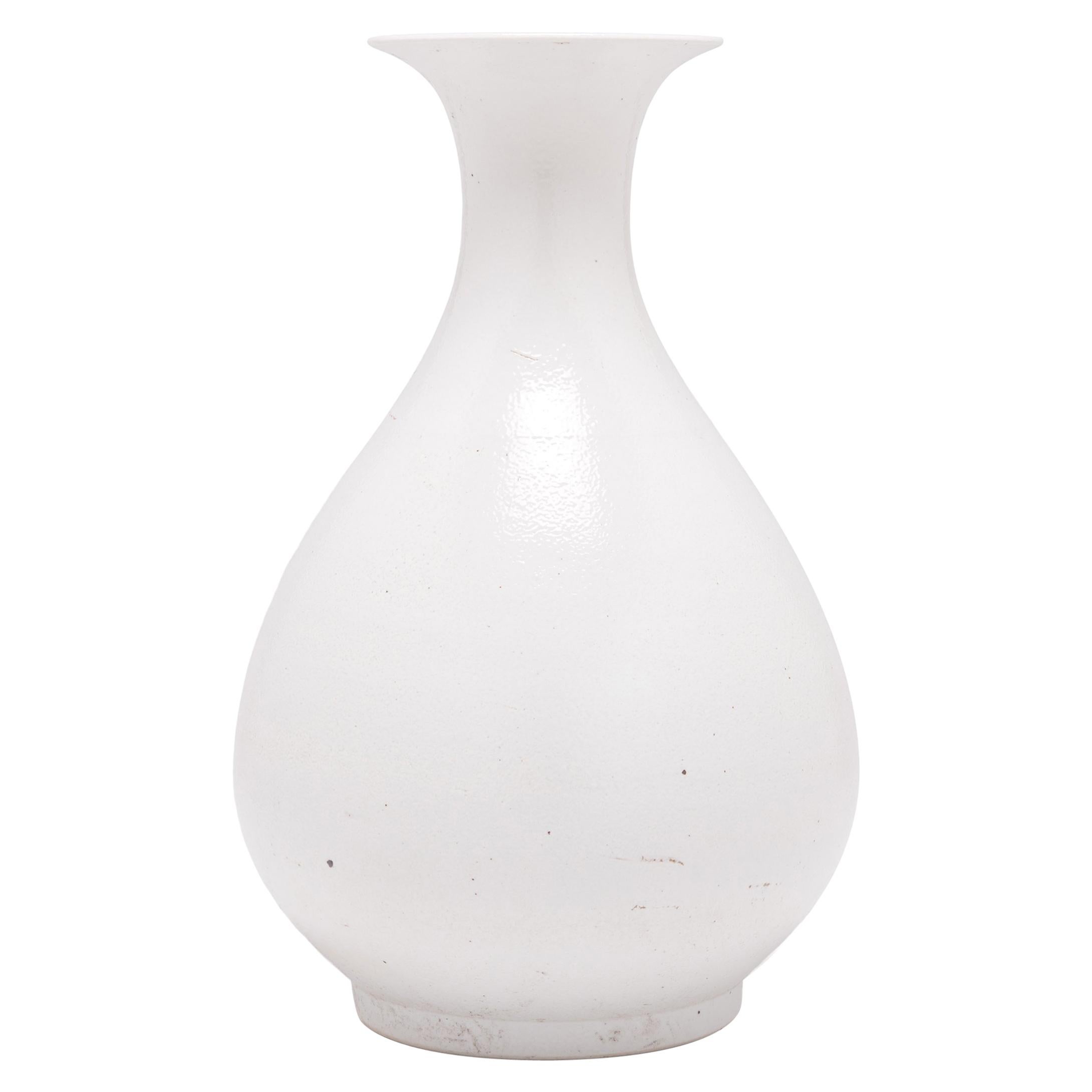 Cloud Glazed Pear Vase For Sale