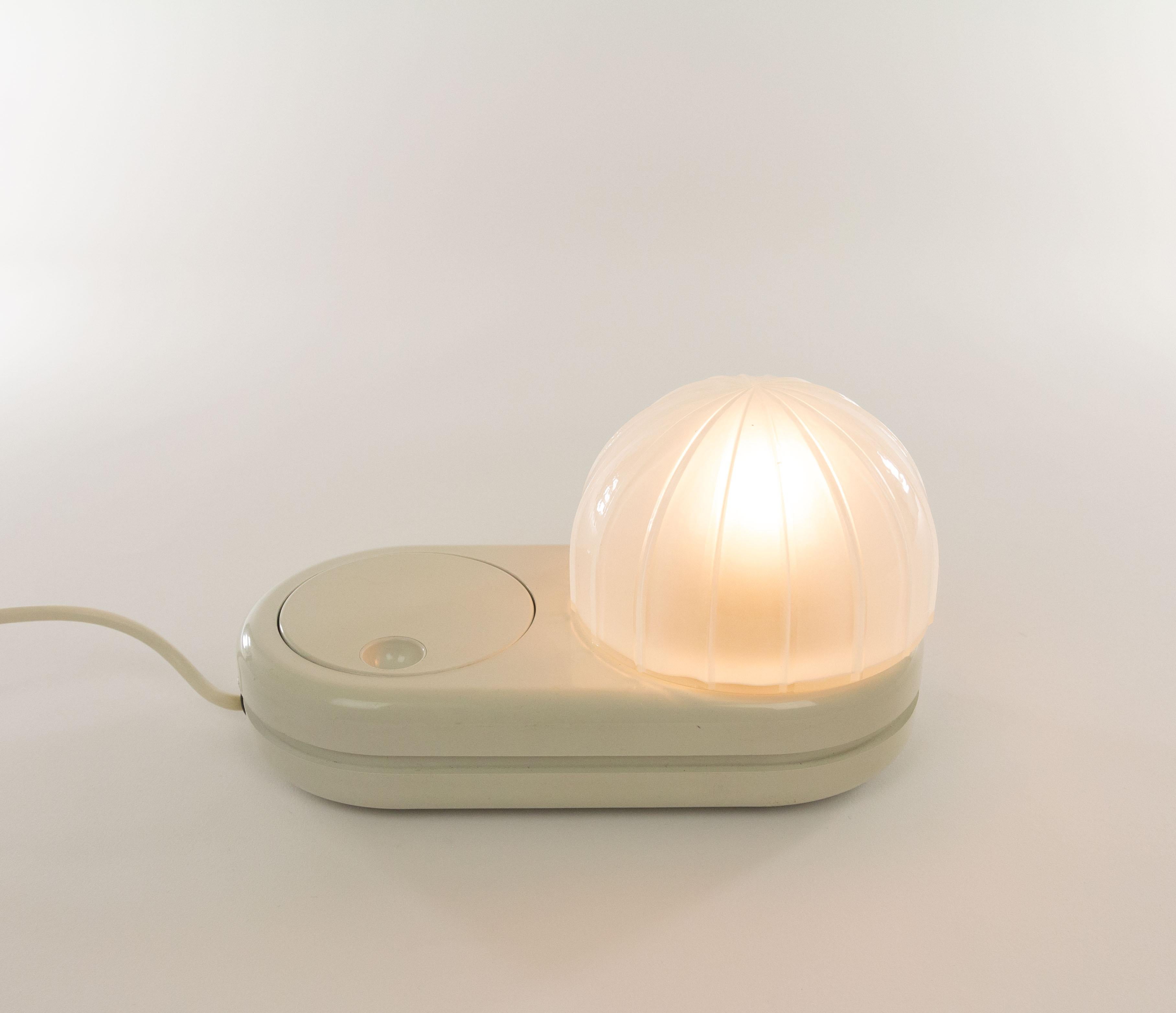 Space Age White Farstar Table Lamp by Adalberto Dal Lago for Bieffeplast, 1970s