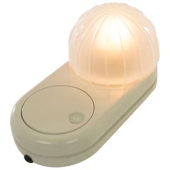 Lampe de bureau Farstar blanche d'Adalberto Dal Lago pour Bieffeplast, 1970