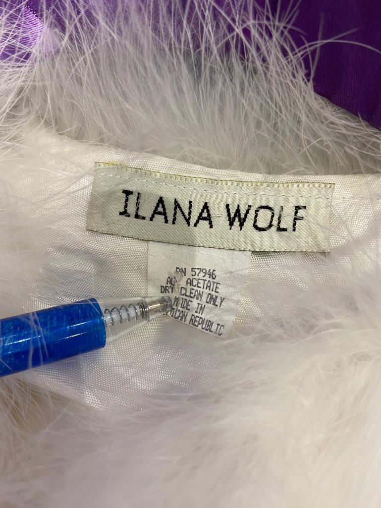 Mantello di piume bianche Ilana Wolf in vendita 1