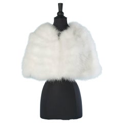 White feather cape Ilana Wolf