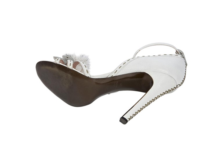 white fendi sandals