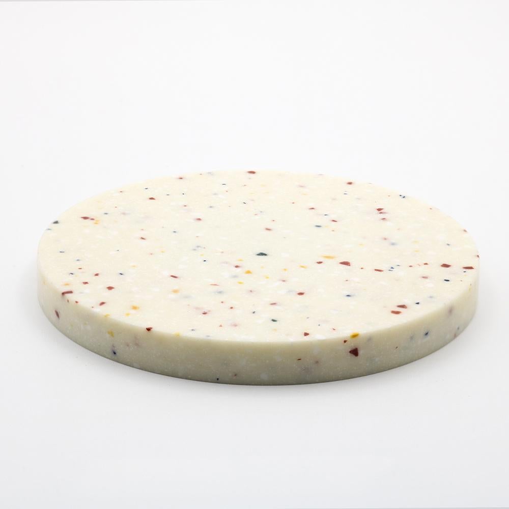 Corian Festival blanc Base en corian, Petit, Chargeur sans fil 15W en vente