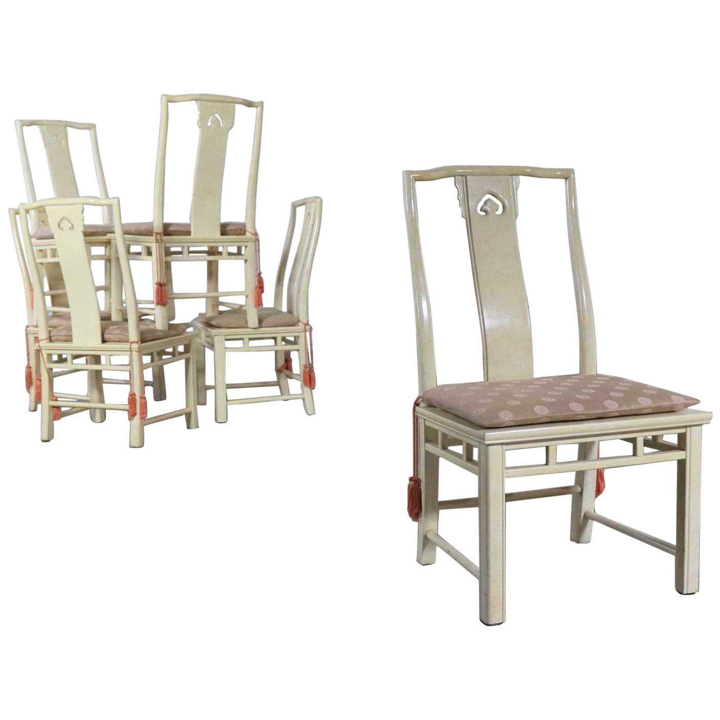 White Fine Furniture Asian Ming, Ming Style Dining Chairs