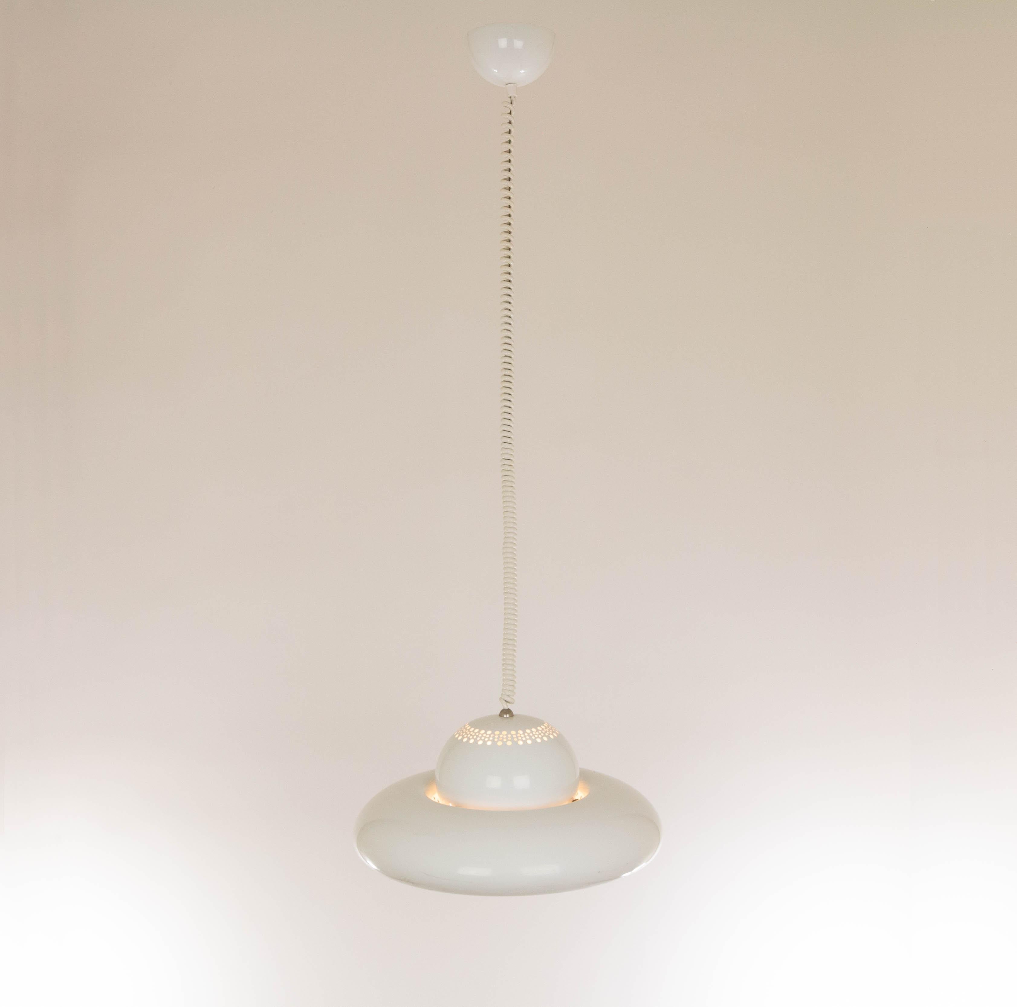 Mid-Century Modern White Fior Di Loto Pendant by Afra and Tobia Scarpa for Flos, 1960s For Sale