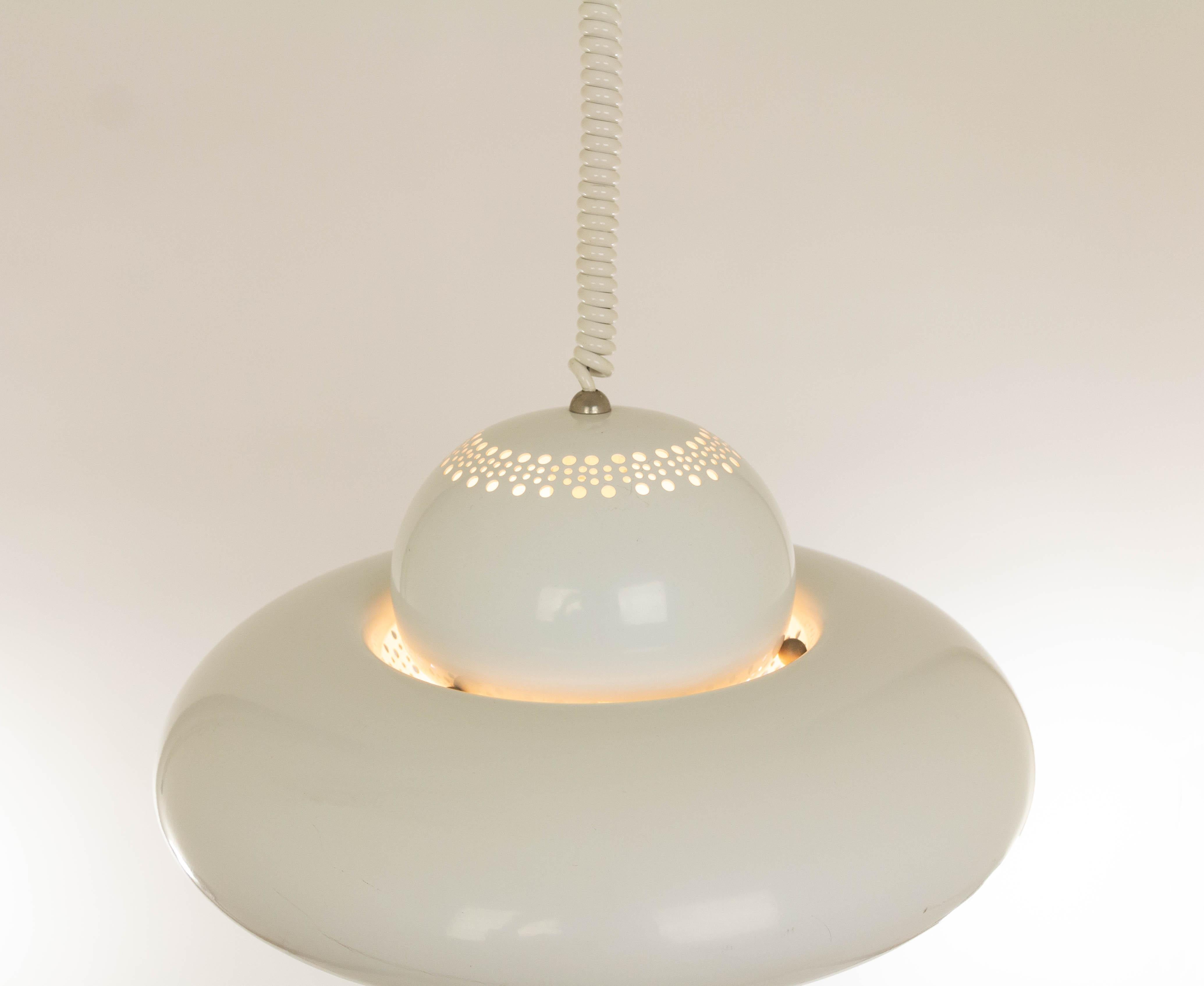 Italian White Fior Di Loto Pendant by Afra and Tobia Scarpa for Flos, 1960s For Sale