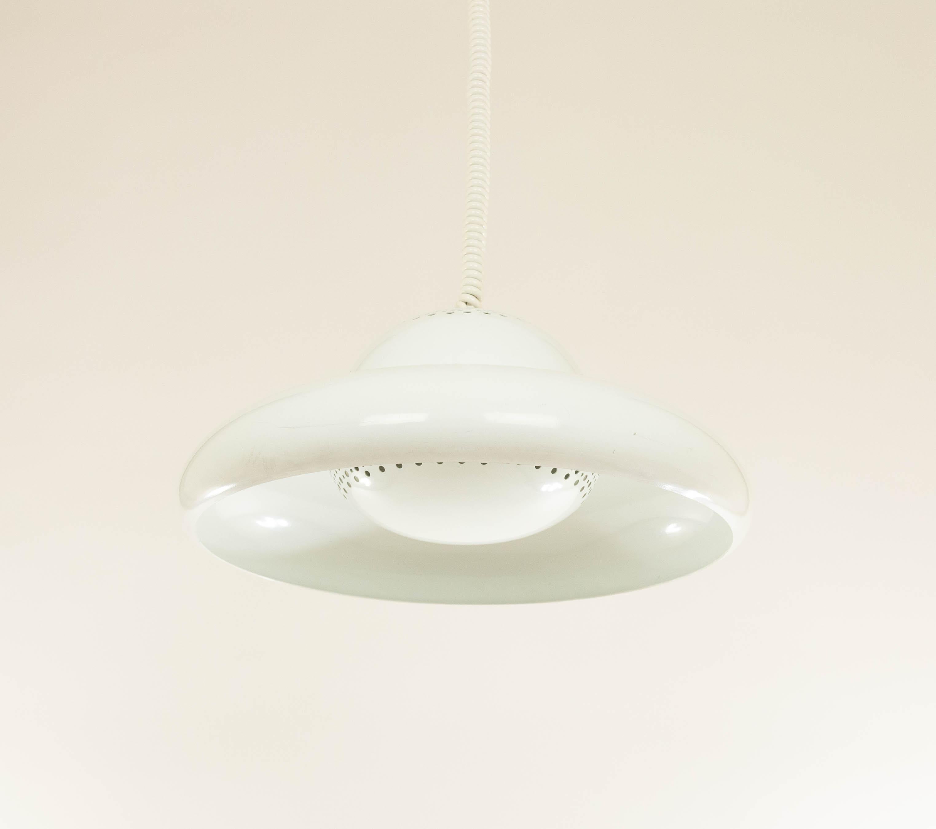 White Fior Di Loto Pendant by Afra and Tobia Scarpa for Flos, 1960s In Good Condition For Sale In Rotterdam, NL