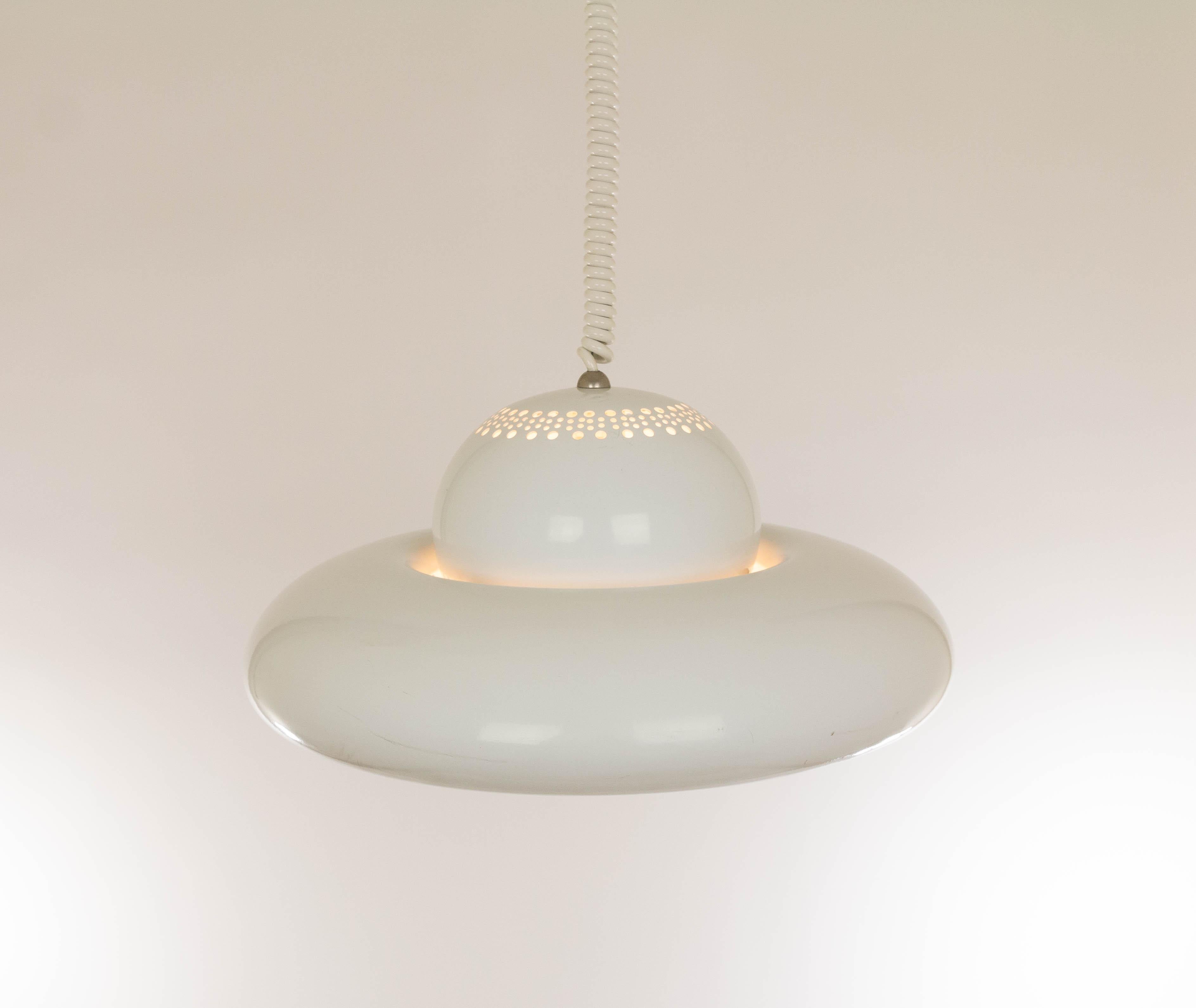 Metal White Fior Di Loto Pendant by Afra and Tobia Scarpa for Flos, 1960s For Sale