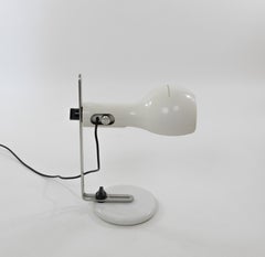 White Flash Table Lamp by Joe Colombo for O-Luce, 1970s