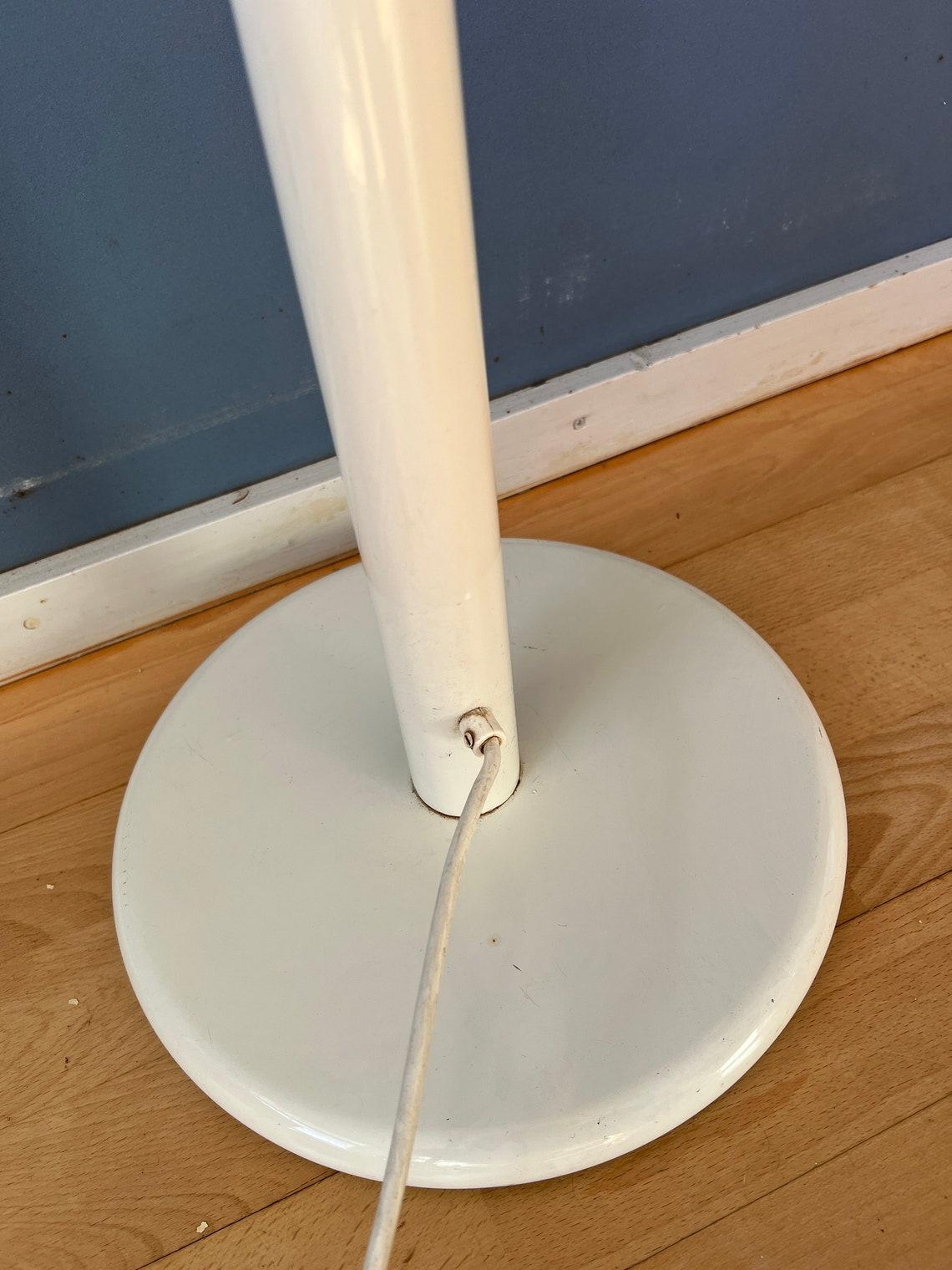White Flexible Double Arc Mushroom Space Age Floor Lamp, 1970s For Sale 5