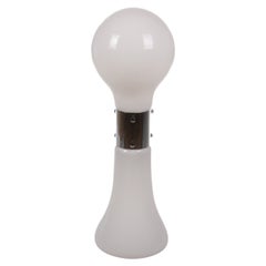 White Floor Lamp in Murano Glass by Carlo Nason for Mazzega, Italy, 1960s