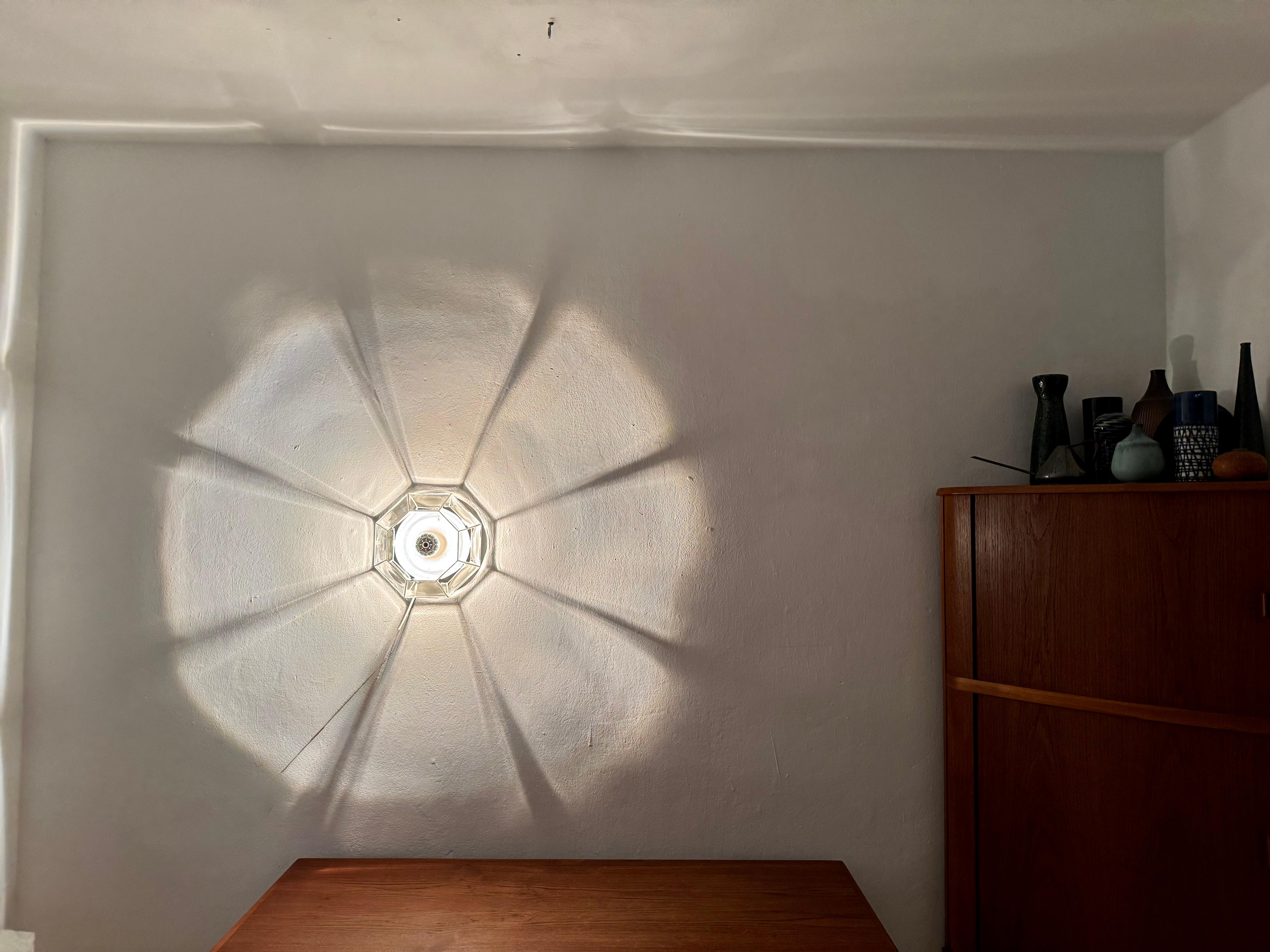 Lampada da incasso o da parete bianca di Glashütte Limburg in vendita 2