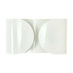 White Foglio Sconce by Tobia & Afra Scarpa for Flos, 1960s