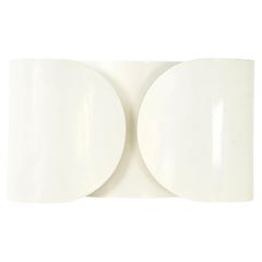 Sconce Foglio bianco di Tobia & Tobia Scarpa per Flos, anni '60