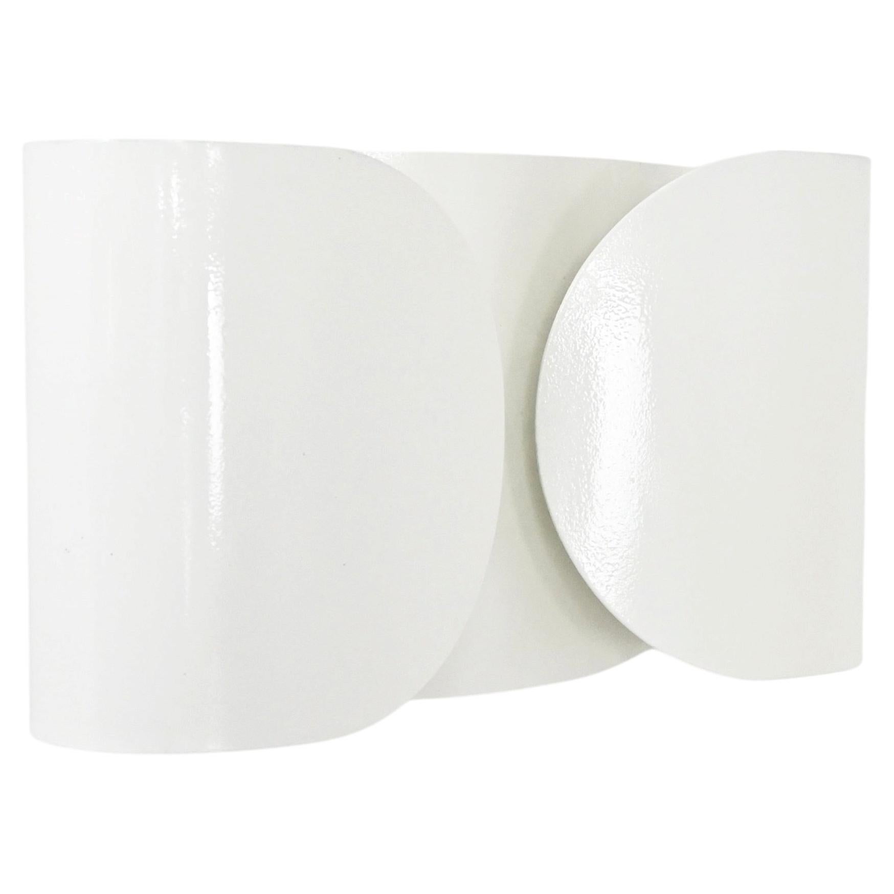 White Foglio Sconce by Tobia & Afra Scarpa for Flos, 1960s For Sale