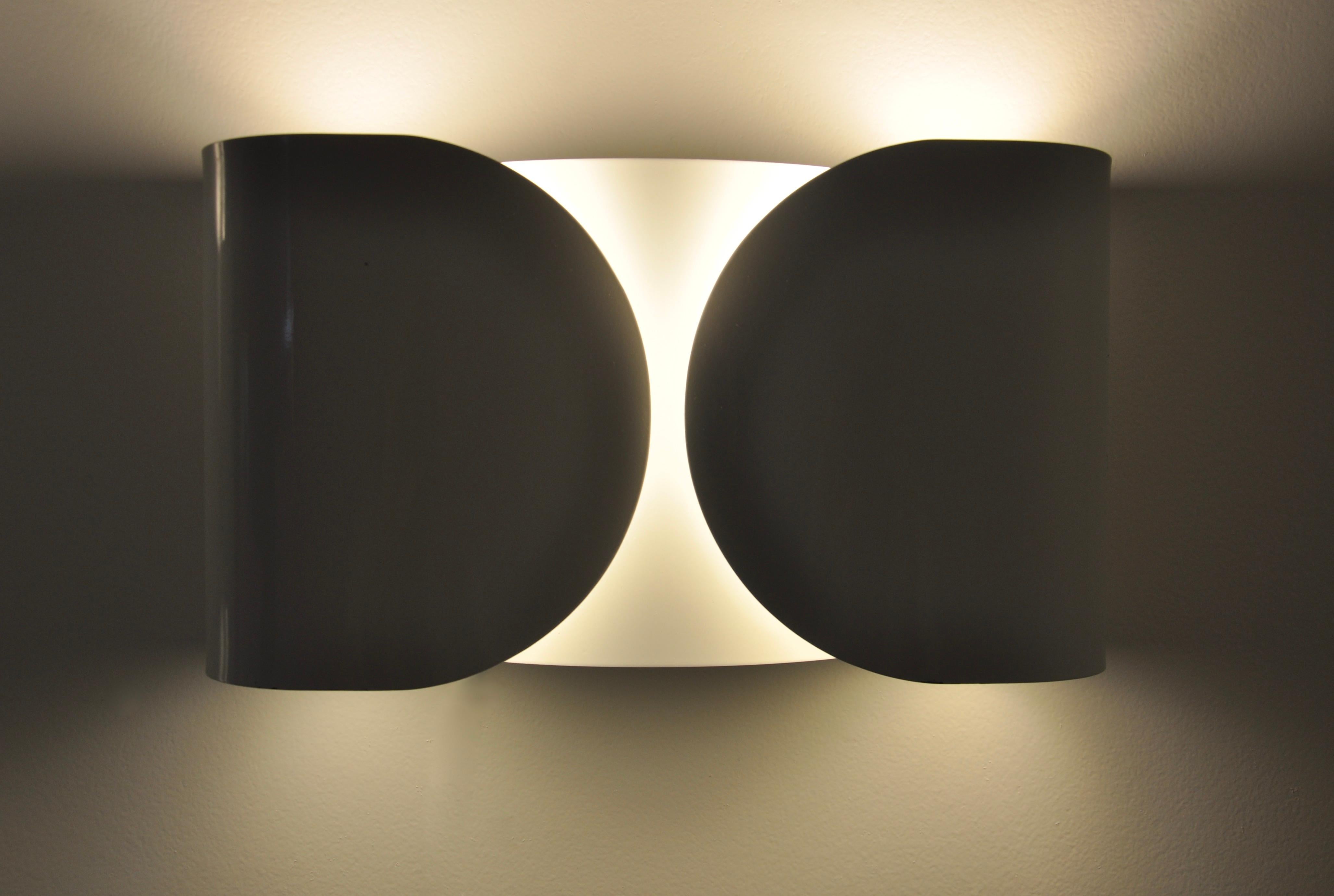 White Foglio Wall Lamps by Tobia & Afra Scarpa for Flos, 1960s Set of 2 4