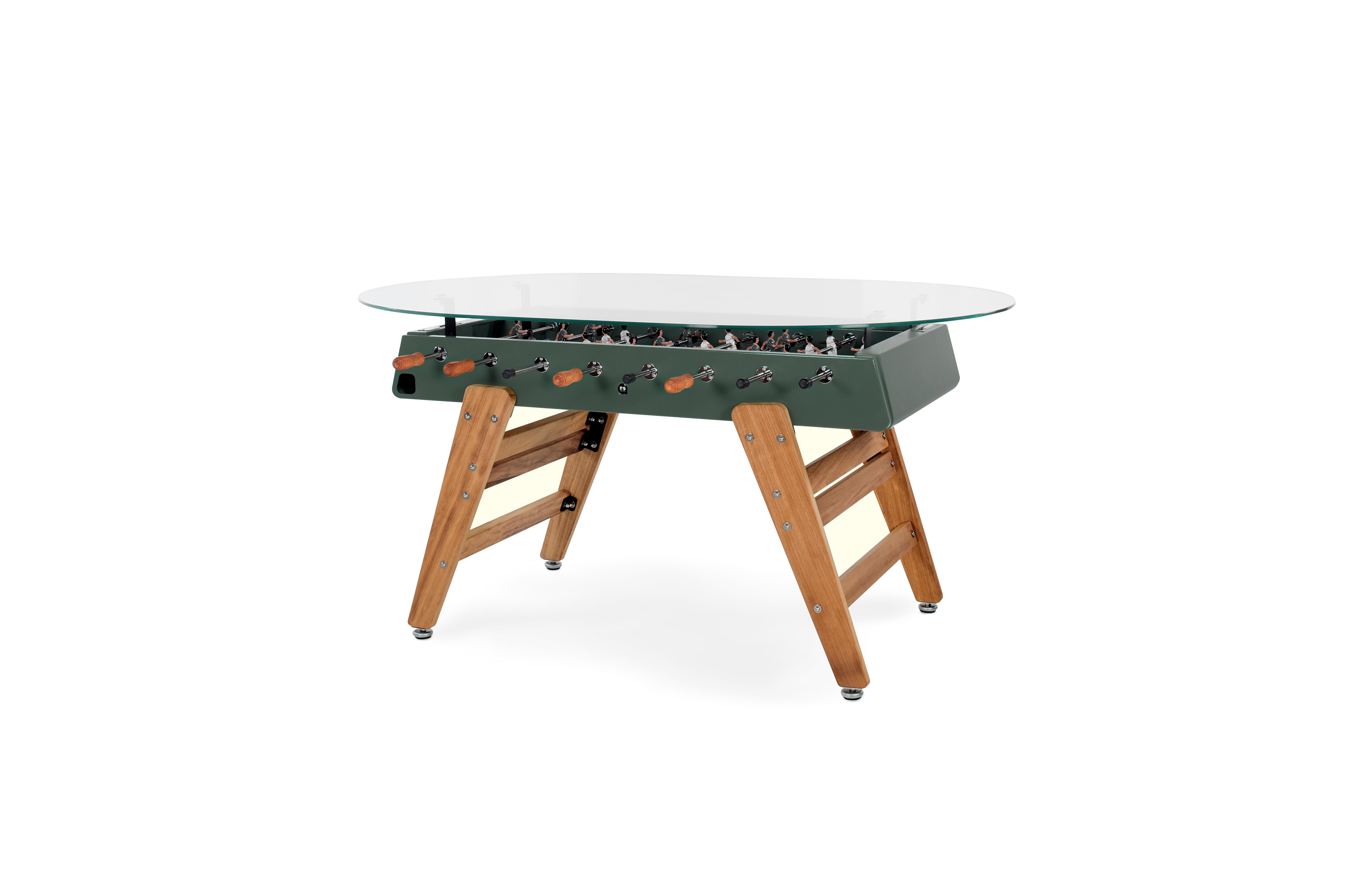 White FOOSBALL DINING GAME TABLE RS3 WOOD by RS Barcelona In New Condition For Sale In Rhinebeck, NY