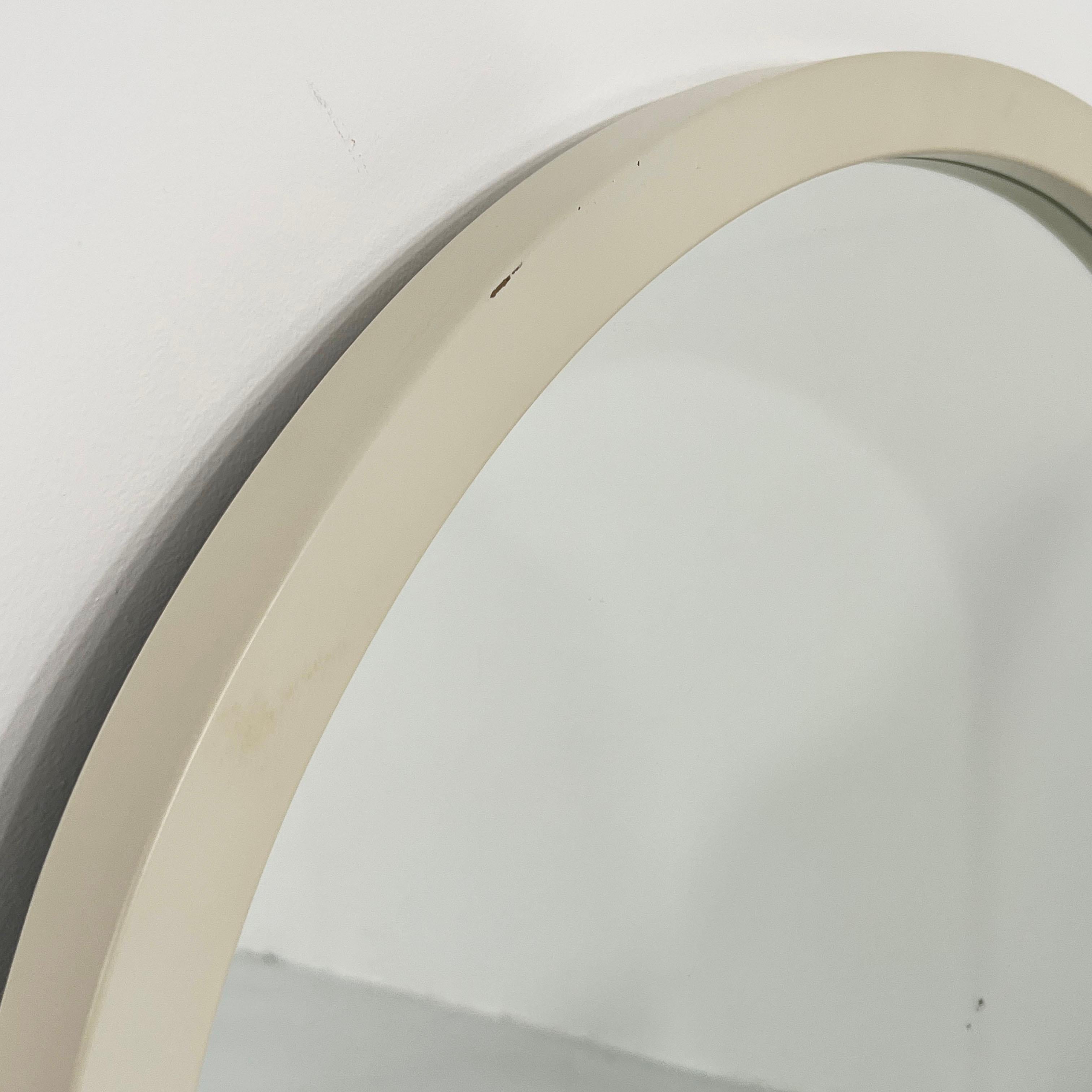 White Frame Mirror Model 4720 by Anna Castelli Ferrieri for Kartell, 1980s In Good Condition In Ixelles, Bruxelles