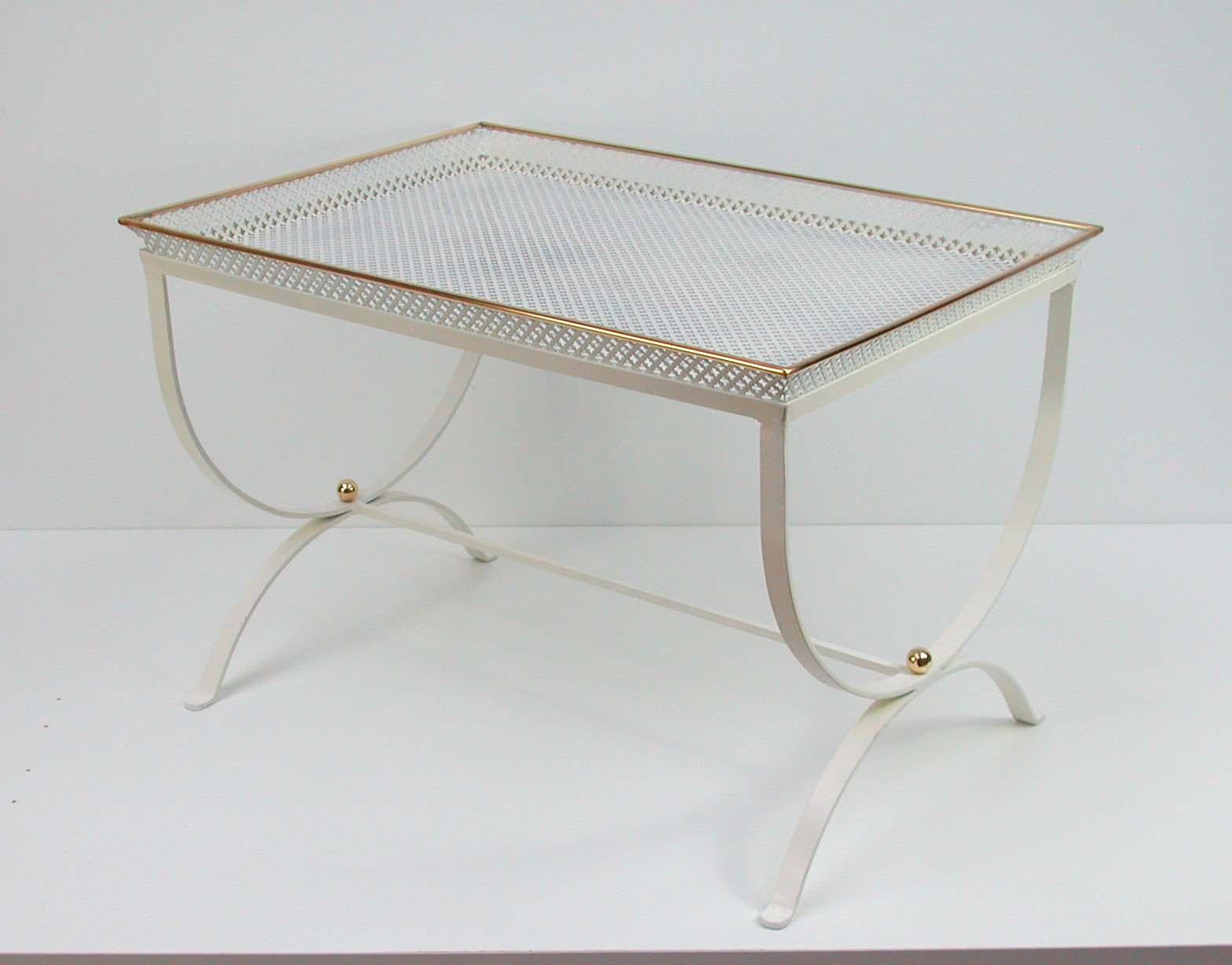 White French Midcentury Side Table, 1950s For Sale 1