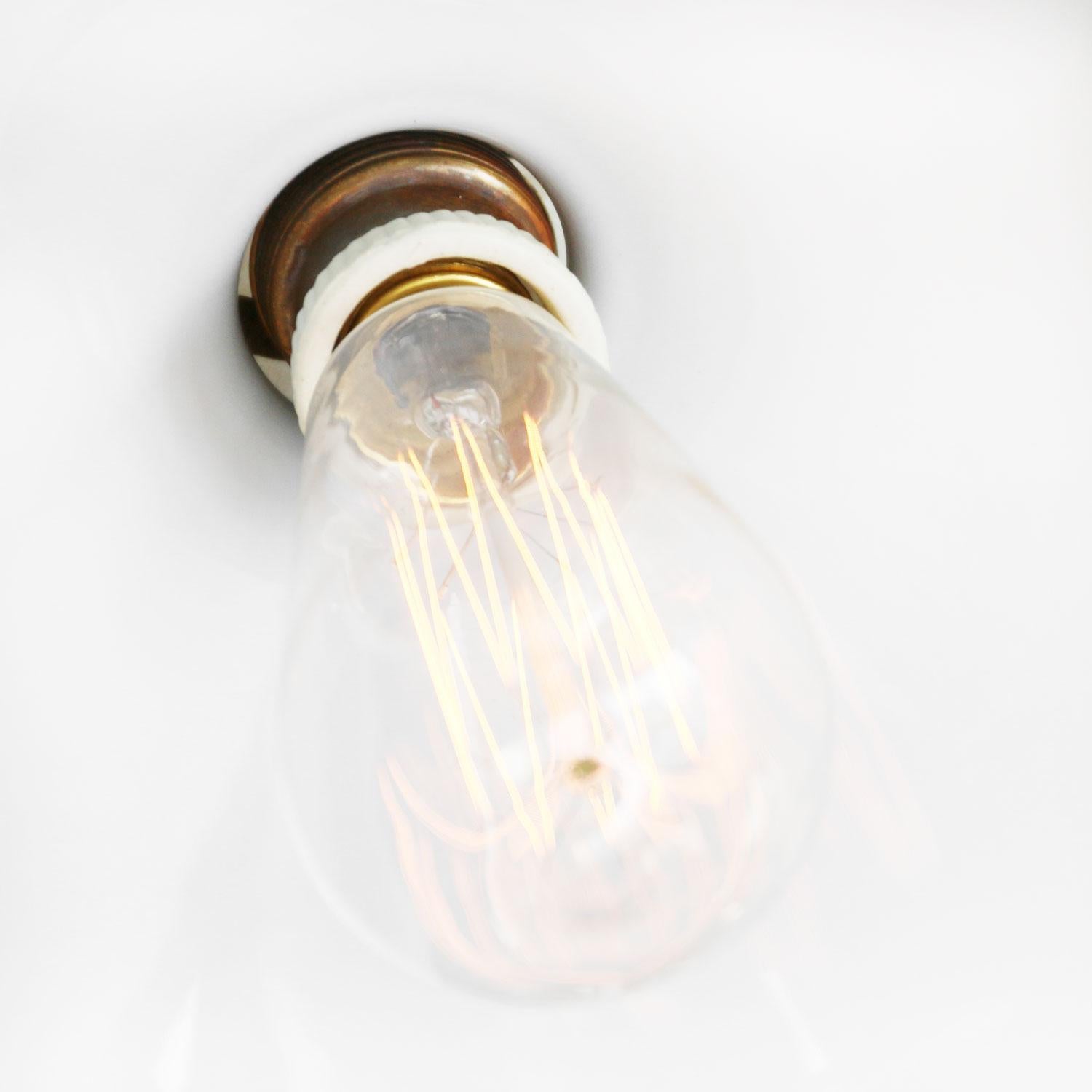 milk glass light bulb