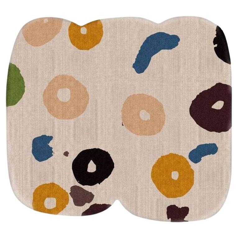 White Fruti Rug, Large by Chuch Estudio For Sale