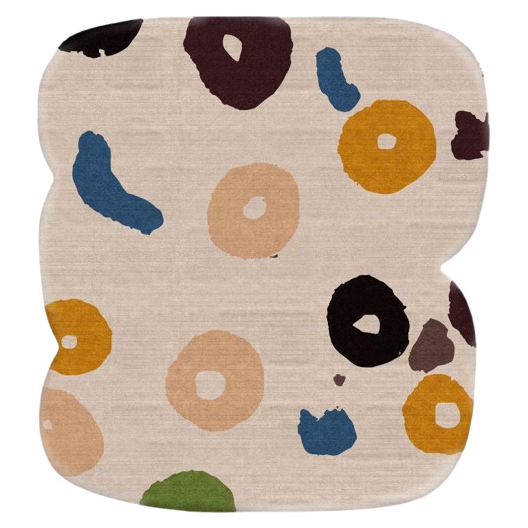 Weißer Fruti-Teppich, klein, von Chuch Estudio