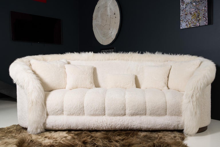 White Fur Sofa, The Lady, Limited Edition at 1stDibs qockickoqi