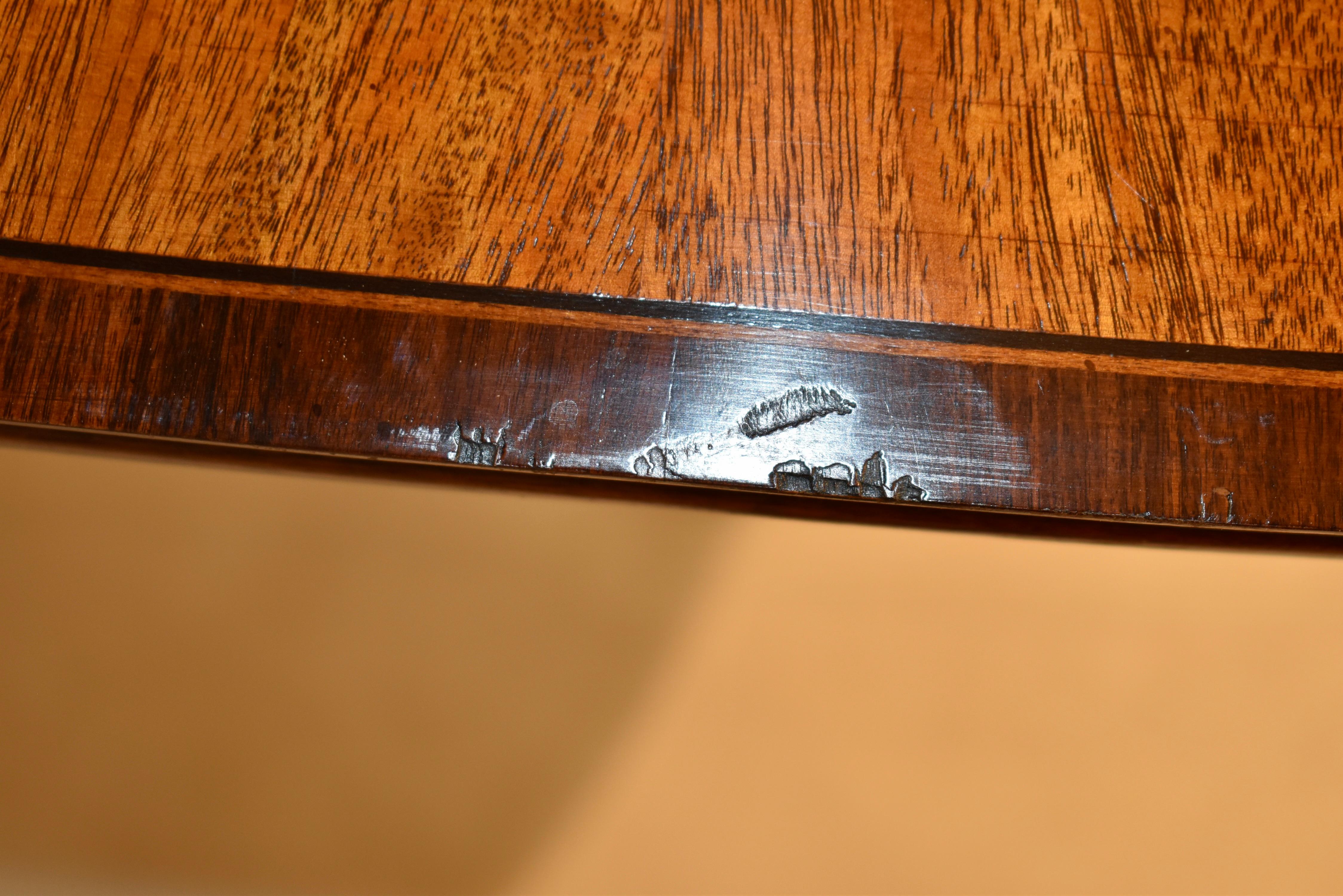 White Furniture Company Dining Table with Two Leaves at 1stDibs