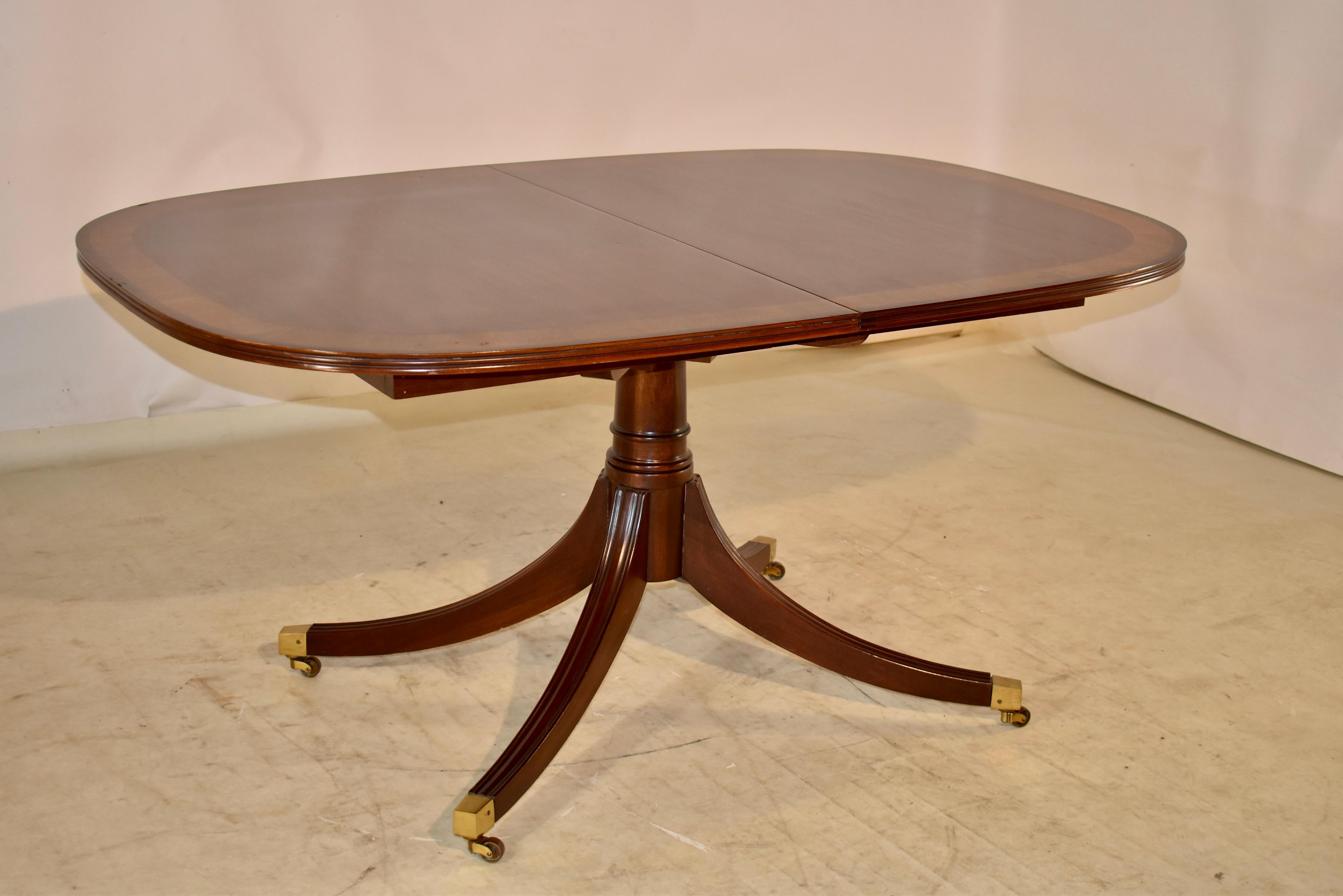 White Furniture Company Dining Table with Two Leaves at 1stDibs