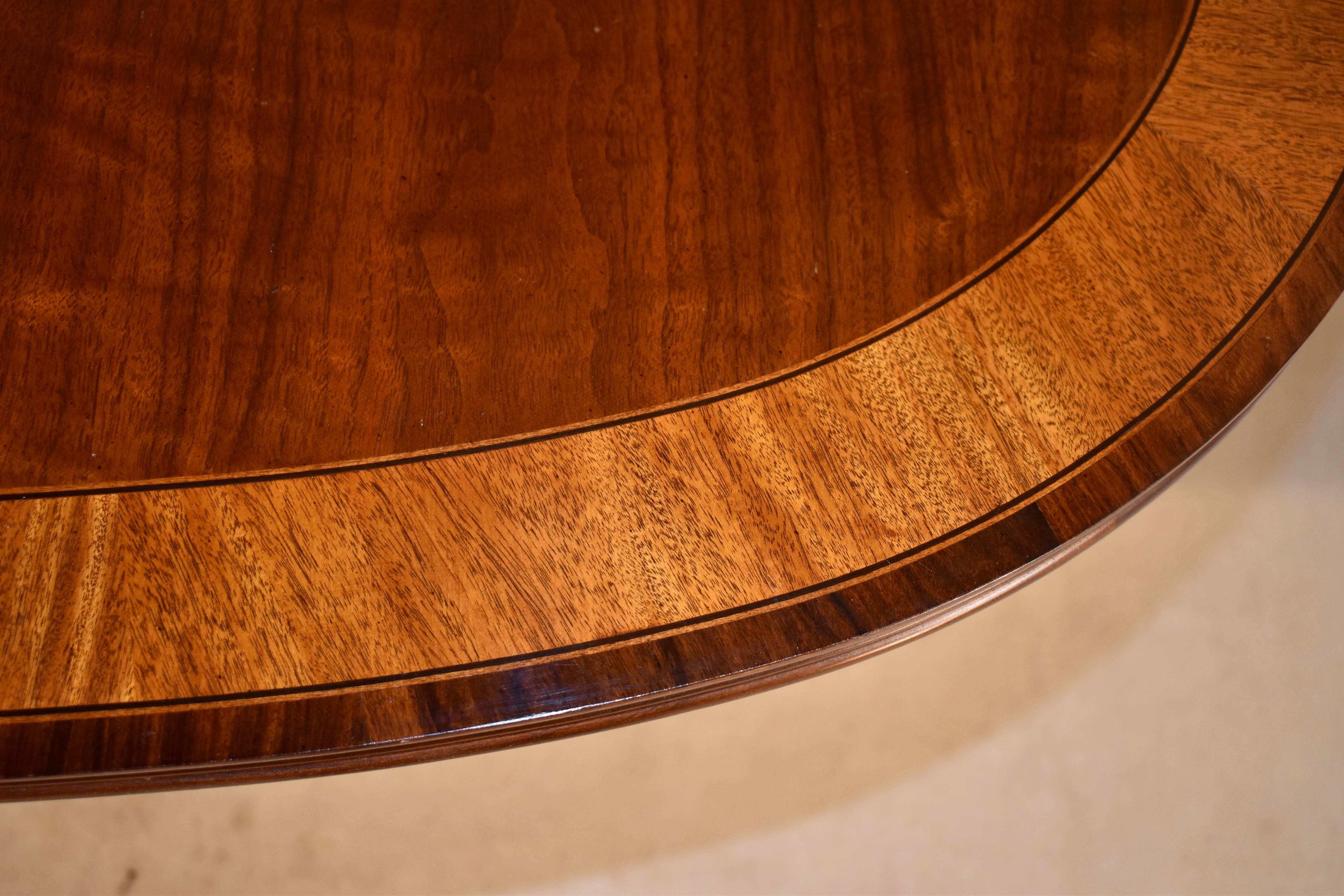 White Furniture Company Dining Table with Two Leaves at 1stDibs