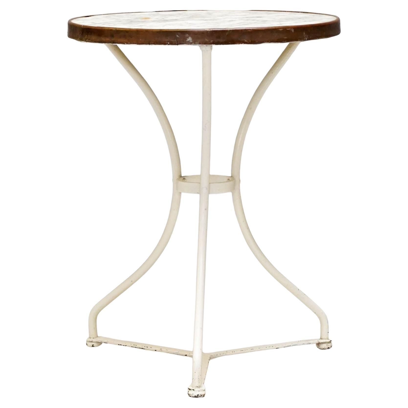 Table de jardin blanche en vente