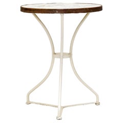 Table de jardin blanche