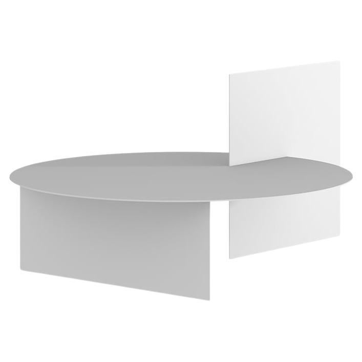 Table basse géométrique blanche en vente