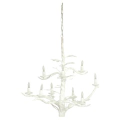 White Gesso Branch Chandelier