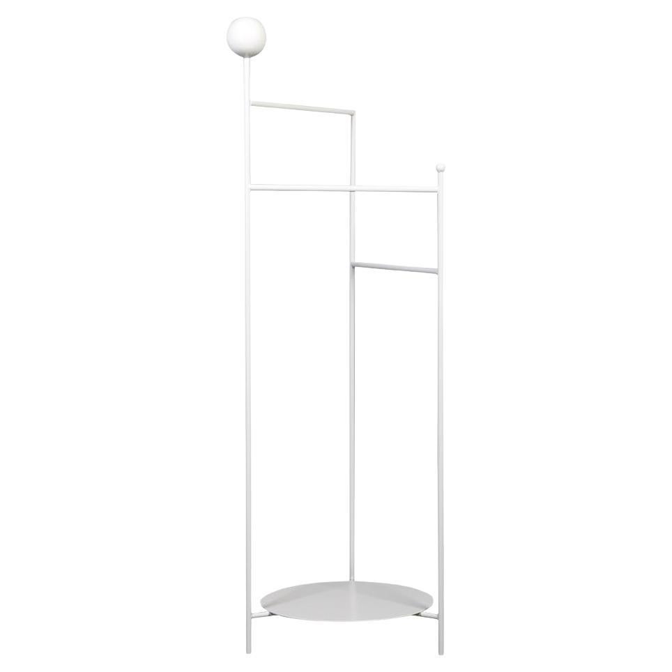 White Gestus Valet Stand by OK Design