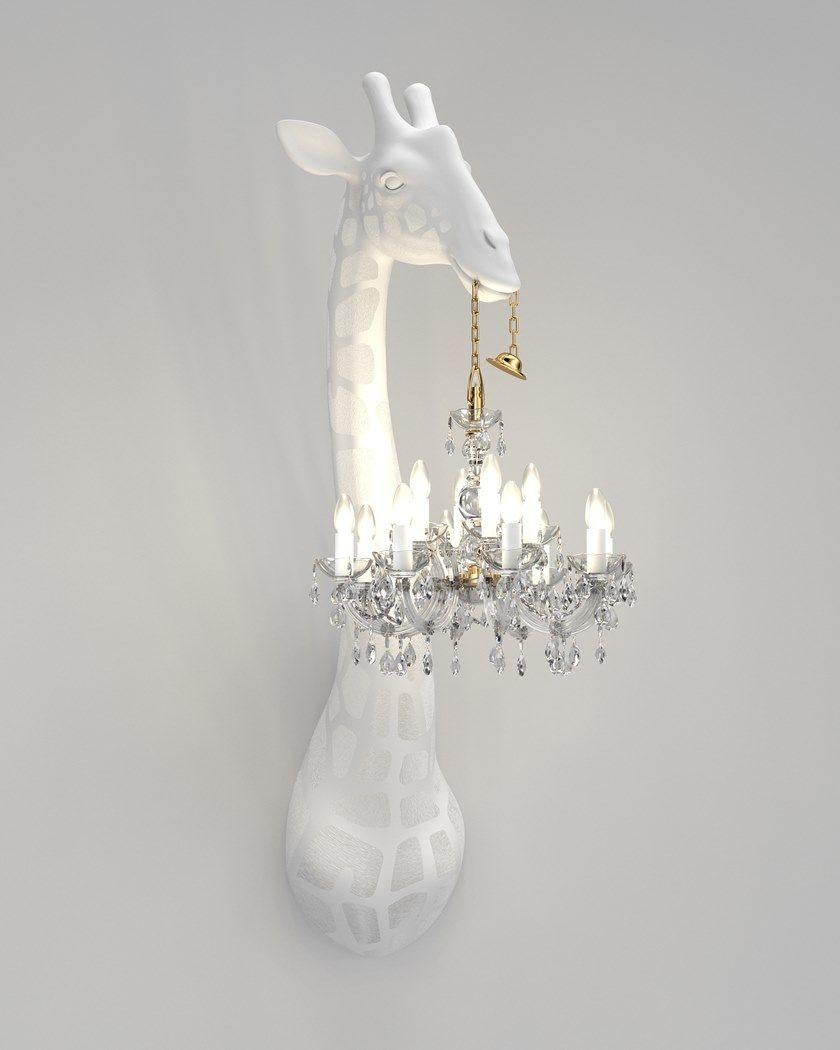 giraffe chandelier holder