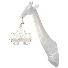 White Giraffe Wall Lamp, Marie-Thérèse Chandelier