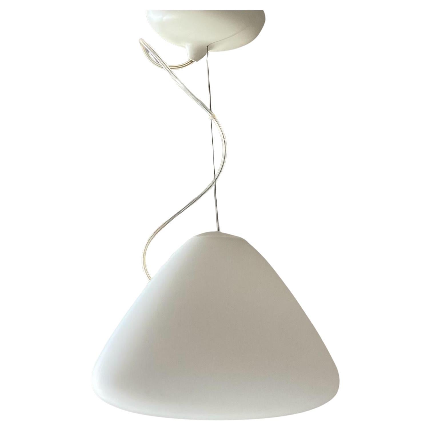 Colgante de cristal blanco modelo " Cápsula ", Ross Lovegrove para Artemide, 2010 Italia en venta