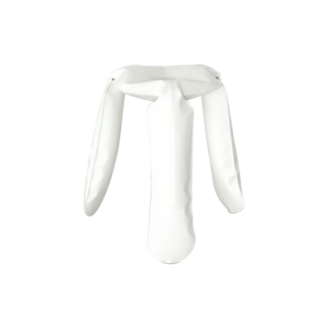 Taburete Plopp Estándar de Acero Blanco Brillante by Zieta