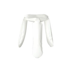 Taburete Plopp Estándar de Acero Blanco Brillante by Zieta