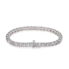 Tennisarmband aus Weißgold mit Diamanten (12,21 ct insgesamt)