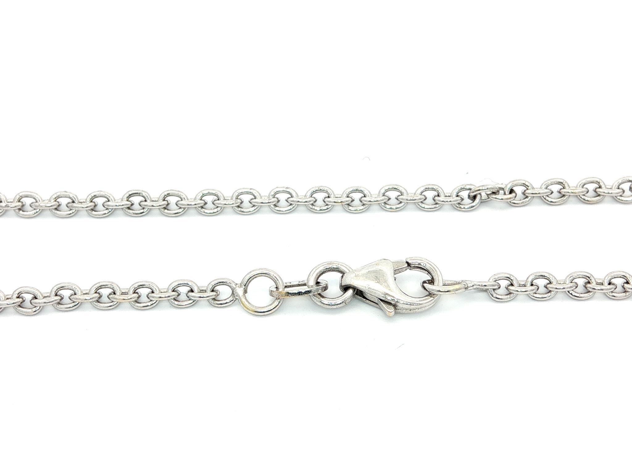 Weißgold 2,45ct unsichtbare Prinzessin Diamant Raute Fancy Anhänger Halskette im Angebot 6