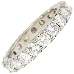 White Gold 2.5 Carat Diamond Eternity Band