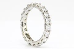 White Gold 2.5 Carat Diamond Eternity Band