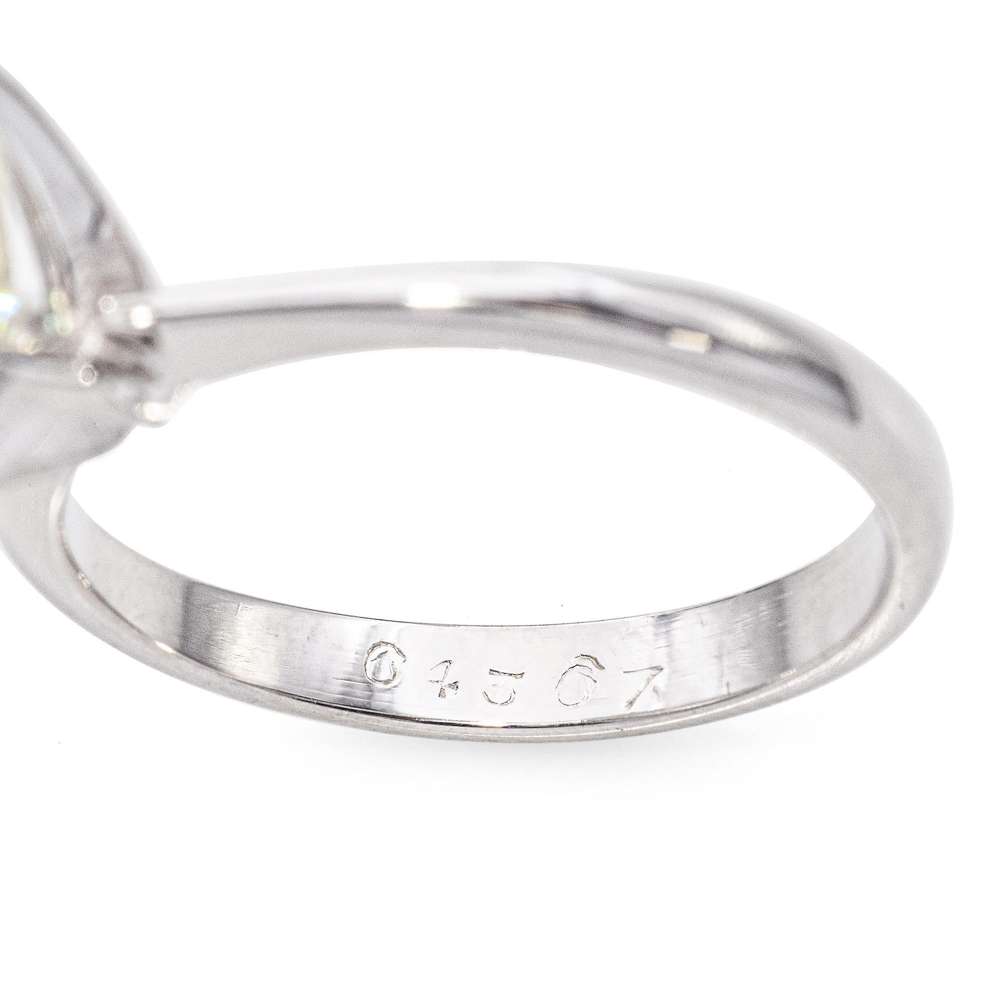 White Gold 2.6ct O-P VVS2 Solitaire Diamond Engagement Ring GIA 3