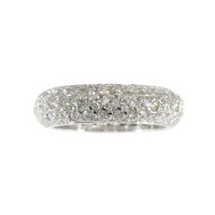 Vintage Eternity Band with over 5 crts of Brilliant Cut Diamonds, 1960s